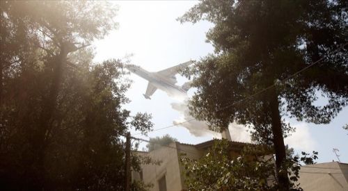 Large fire in Greece's Attica region nearing residential areas