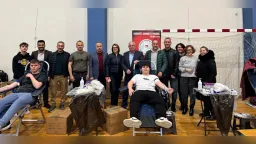 Students lead blood donation drive in Gümülcine under “give blood, save lives” campaign
