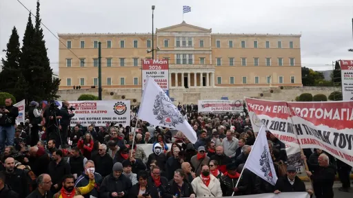 Thousands strike across Greece on May Day, disrupting transport and services