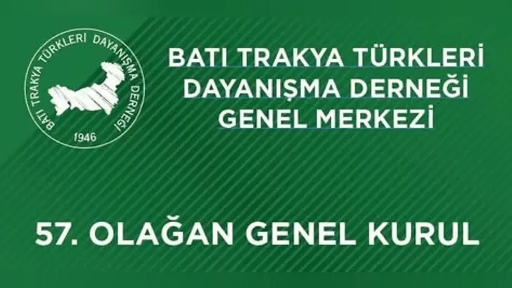 Western Thrace Turks Solidarity Association to hold 57th Ordinary General Assembly in Istanbul