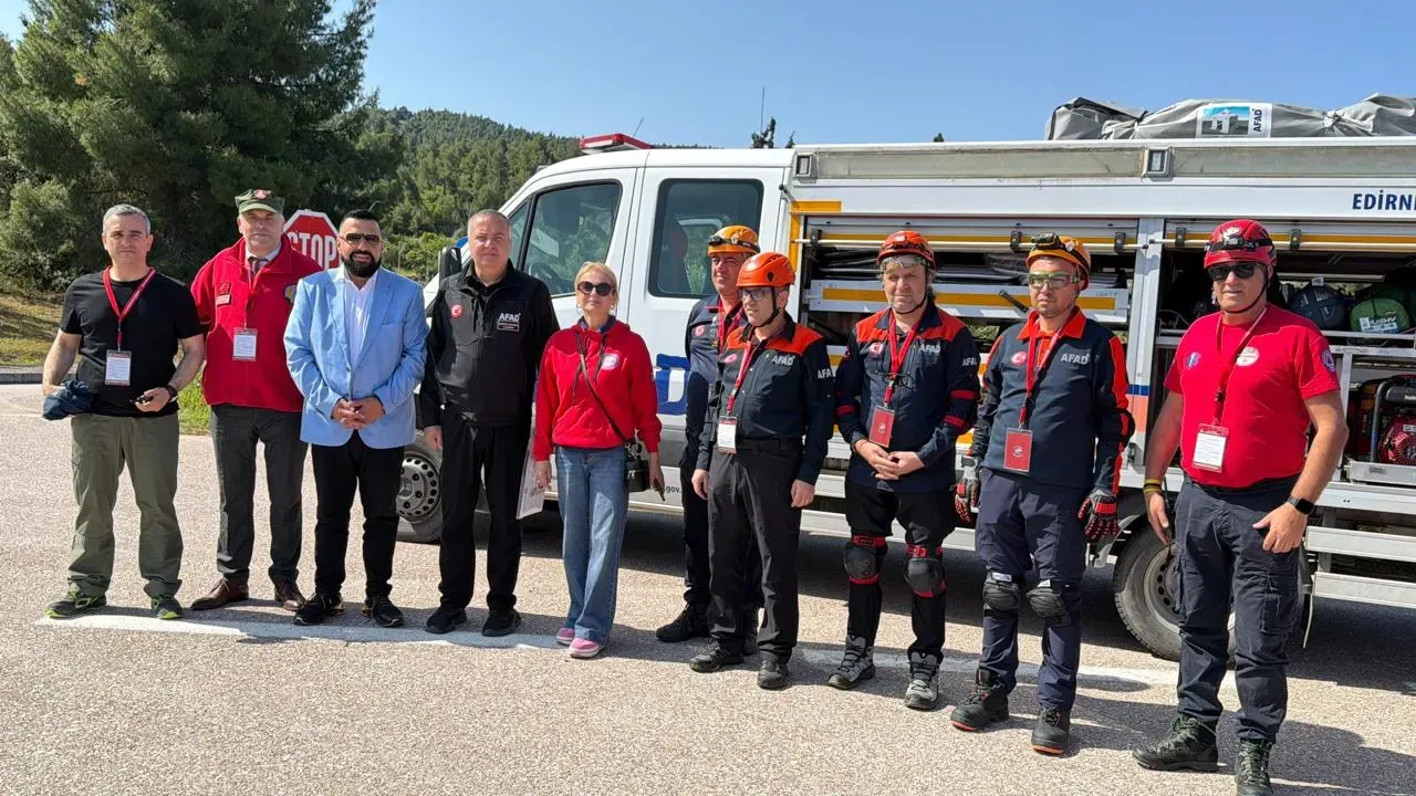 AFAD and Balkan rescue teams conduct joint disaster drill in Selanik