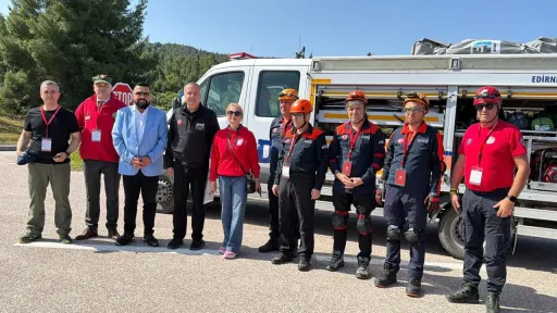 AFAD and Balkan rescue teams conduct joint disaster drill in Selanik