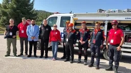 AFAD and Balkan rescue teams conduct joint disaster drill in Selanik