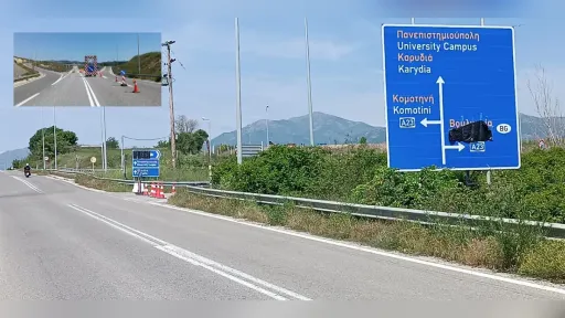 Repair works continue on Makaza–Yaniköy border road linking Greece and Bulgaria