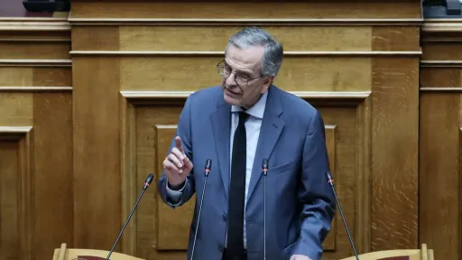 Former PM Samaras blasts government over Turkiye policy and wiretapping scandal