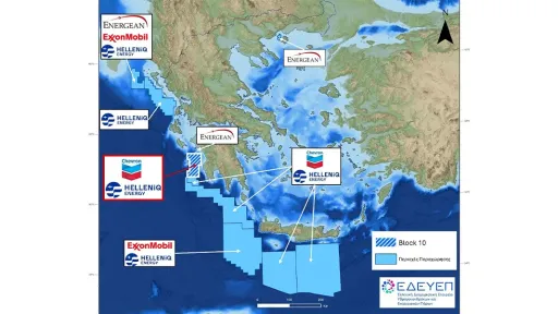 Chevron seeks stake in offshore hydrocarbon exploration block off Western Greece