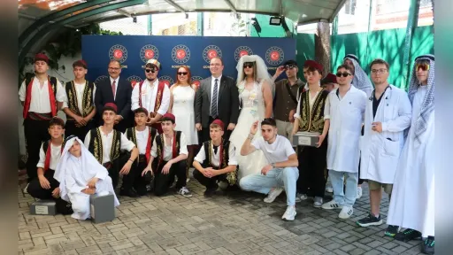 Western Thrace Turks celebrate Eid together at Turkish Consulate General in Gümülcine