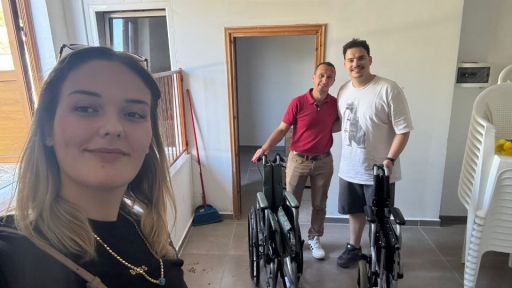Youth Academics Group donates wheelchairs to two members of Turkish Minority in Western Thrace