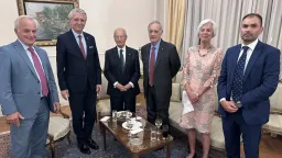 Turkish, Greek maritime leaders meet at reception hosted by Turkish Embassy in Athens