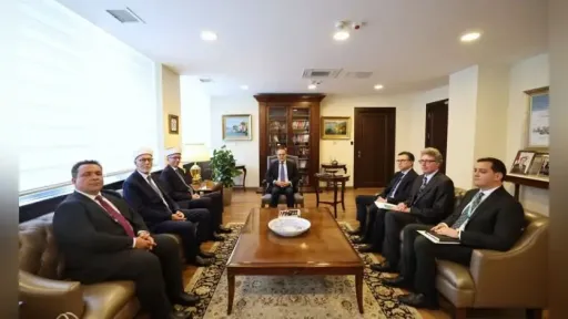 Western Thrace Turkish Minority delegation meets Turkish Deputy Foreign Minister Bozay in Ankara