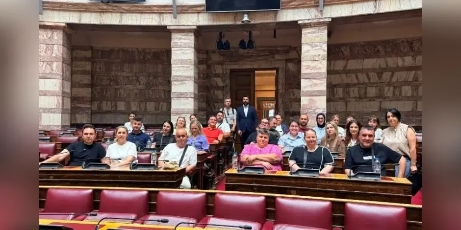 Students from Yassıköy Minority Primary School visit Athens on cultural and educational trip