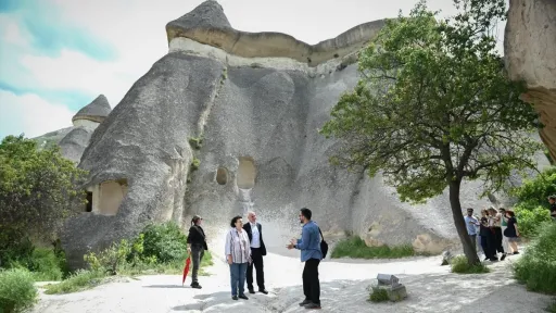 Greek Culture Minister Lina Mendoni visits Cappadocia following bilateral cultural forum