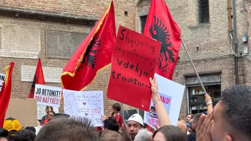 Albania sees 10th day of protests over tourism project tied to Trump’s son-in-law