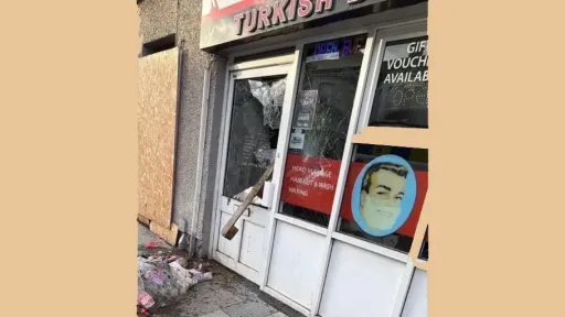 Turkish barber shop attacked in Northern Ireland anti-immigration protests