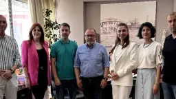 Western Thrace Minority Graduates Association’s new leadership visits Gümülcine Mayor