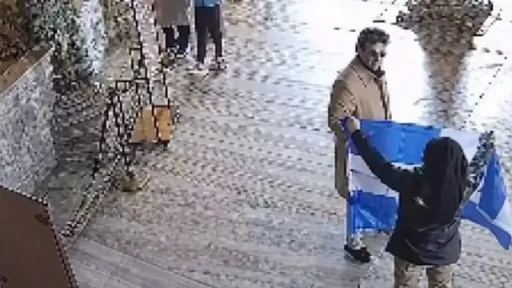 Two Greek tourists released pending trial over flag incident at Hagia Sophia