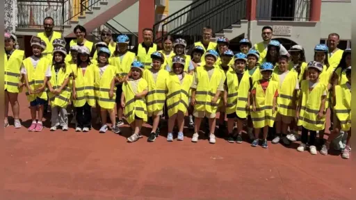 Road safety education session held at Yassıköy Minority Primary School by Eastern Macedonia and Thrace Region