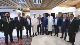 Trakya University Rector Hatipler meets with Western Thrace Muftis in Edirne