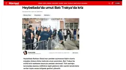 Hürriyet frames Western Thrace legal dispute amid Heybeliada Seminary debate