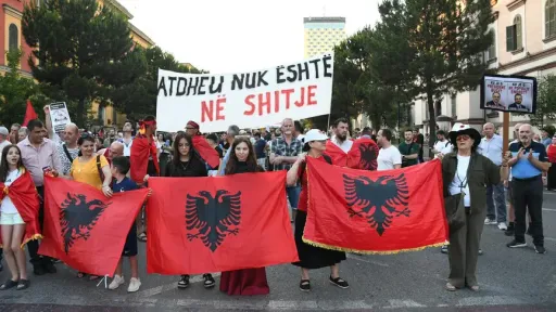 Albania sees 24th day of protests over tourism project
