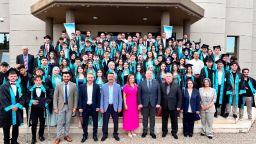 Celal Bayar Minority High School graduates 102 students