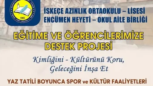 İskeçe Minority High School Board and Parents’ Association launch summer support initiative