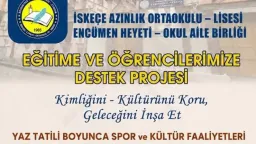 İskeçe Minority High School Board and Parents’ Association launch summer support initiative