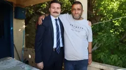Gökçeada District Governor visits Turkish and Greek families, emphasizes “The State is always with you”