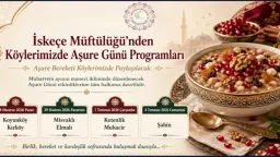 İskeçe Mufti’s Office announces Ashura gatherings across villages during Muharram
