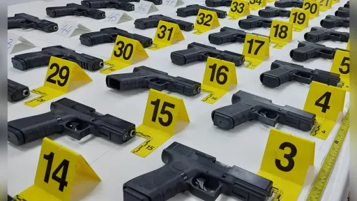 Two Turkish nationals arrested over alleged smuggling of 50 ‘ghost guns’ into Greece