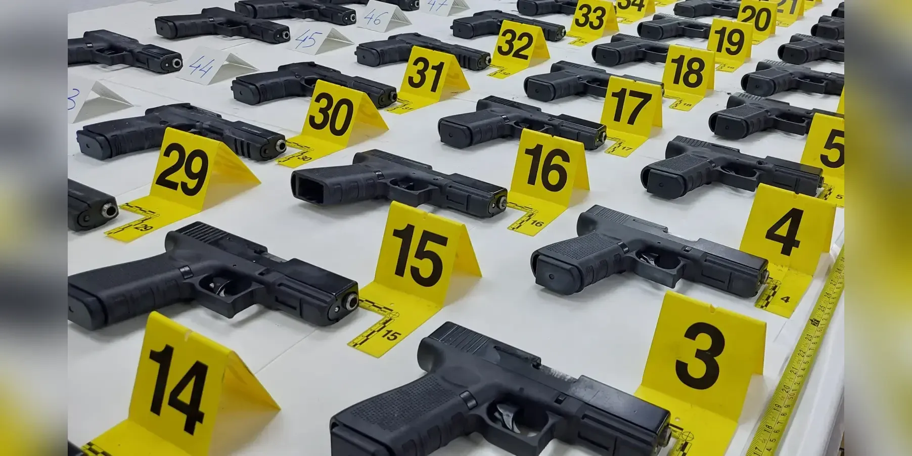 Two Turkish nationals arrested over alleged smuggling of 50 ‘ghost guns’ into Greece