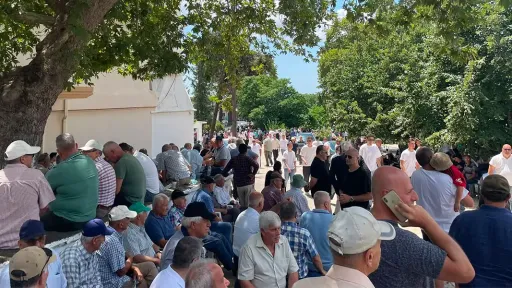 Traditional mahya gathering held in Kozlardere