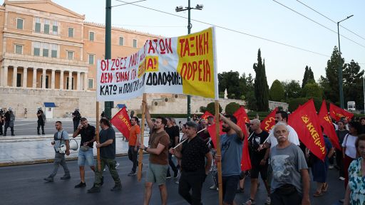 Young autistic man killed in police shooting draws thousands to Athens protest