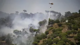 Europe scorched by deadly heat and violent storms as wildfires rage