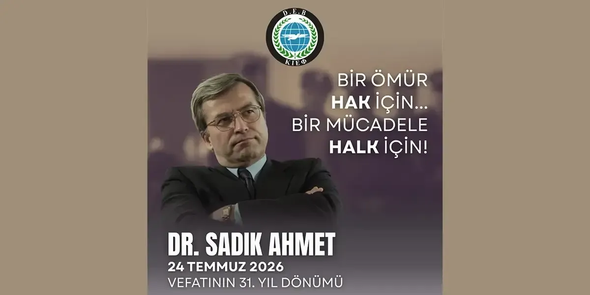 Dr. Sadık Ahmet to be commemorated on 31st anniversary of his death