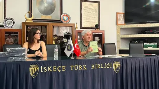 İskeçe Turkish Union hosts youth meeting with journalist and author İbrahim Baltalı