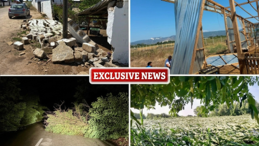 Storm devastates İskeçe plain as farmers assess widespread damage