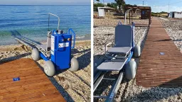 Three beaches made accessible in Maronia-Sapes Municipality