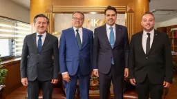 TİKA president Abdullah Eren hosts BTTDD chairman Batuhan Kaşifoğlu and delegation