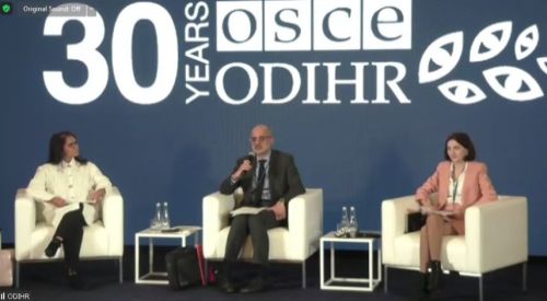 Western Thrace Turkish Delegation attends the OSCE Conference
