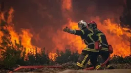 Climate change pushes wildfire risk North as Europe battles record blazes