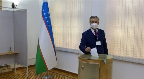 Voting in Uzbekistan's presidential elections ends with over 80% turnout