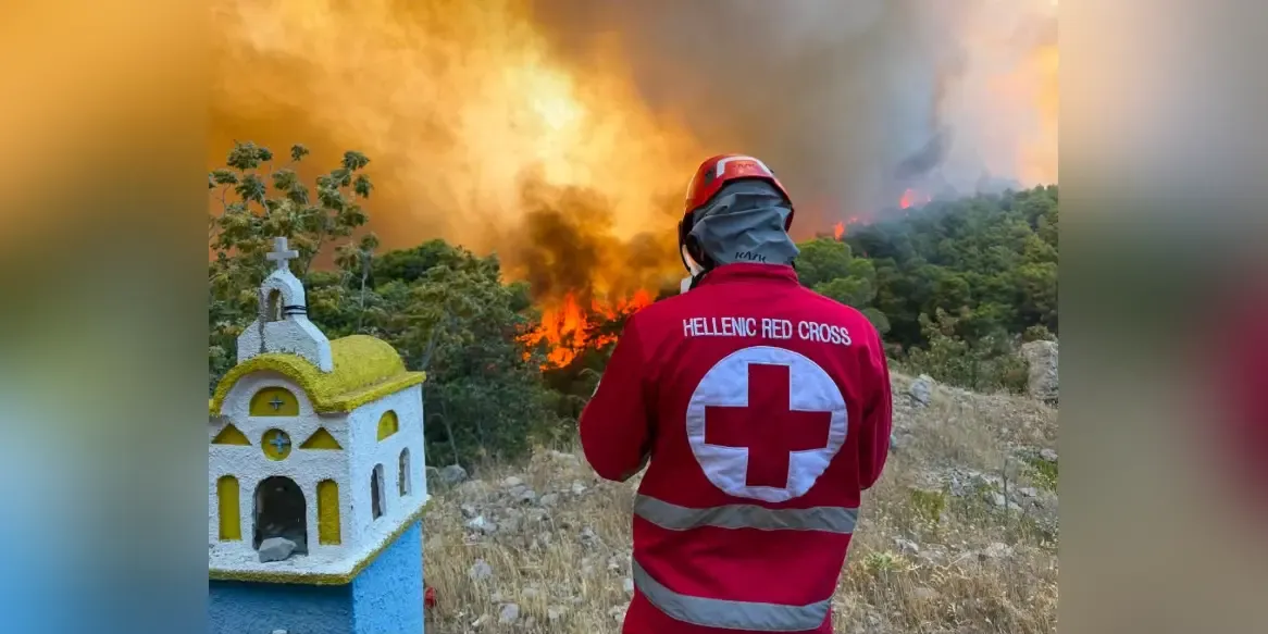Greek Red Cross launches donation appeal for wildfire victims