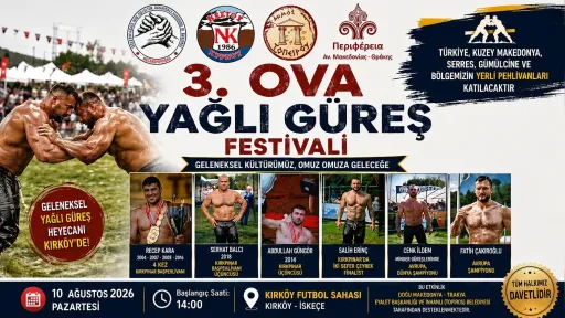 Kırköy hosts third traditional oil wrestling festival in Western Thrace