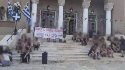 Anti-fascist actions held in Agios Panteleimonas after councillor’s inflammatory remarks
