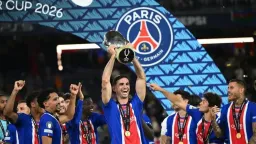 PSG edge out Aston Villa 2-1 to win back-to-back UEFA Super Cups