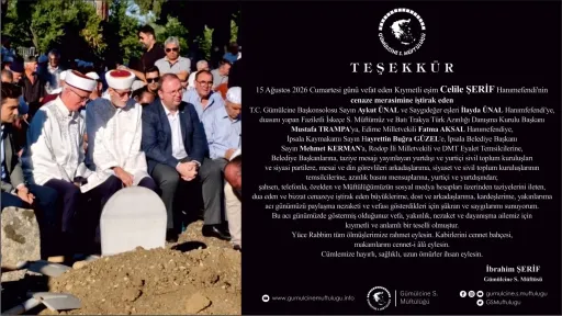 Gümülcine mufti İbrahim Şerif thanks those who attended his wife’s funeral