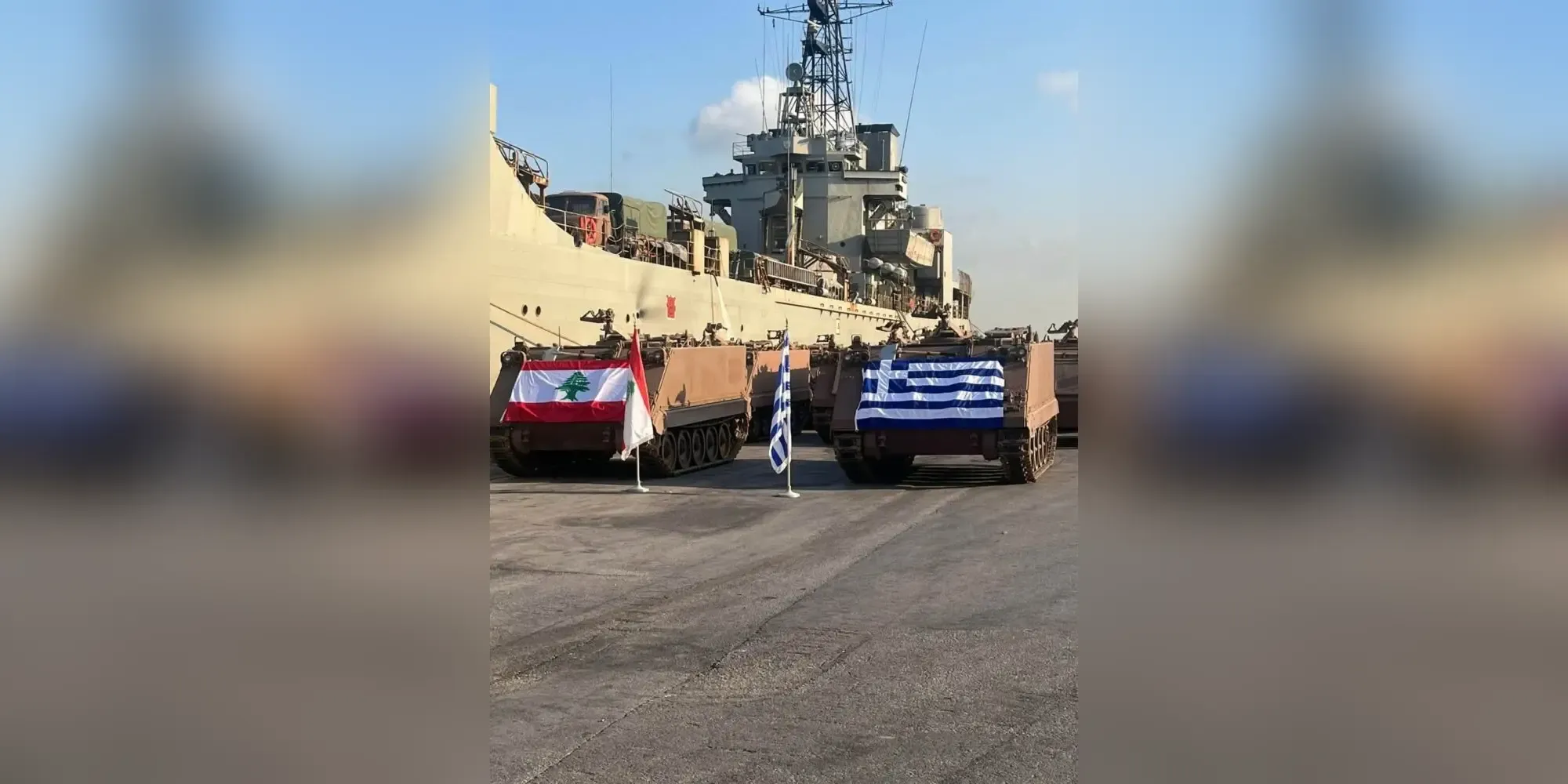 Greece delivers additional armored vehicles to Lebanon