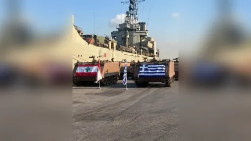 Greece delivers additional armored vehicles to Lebanon