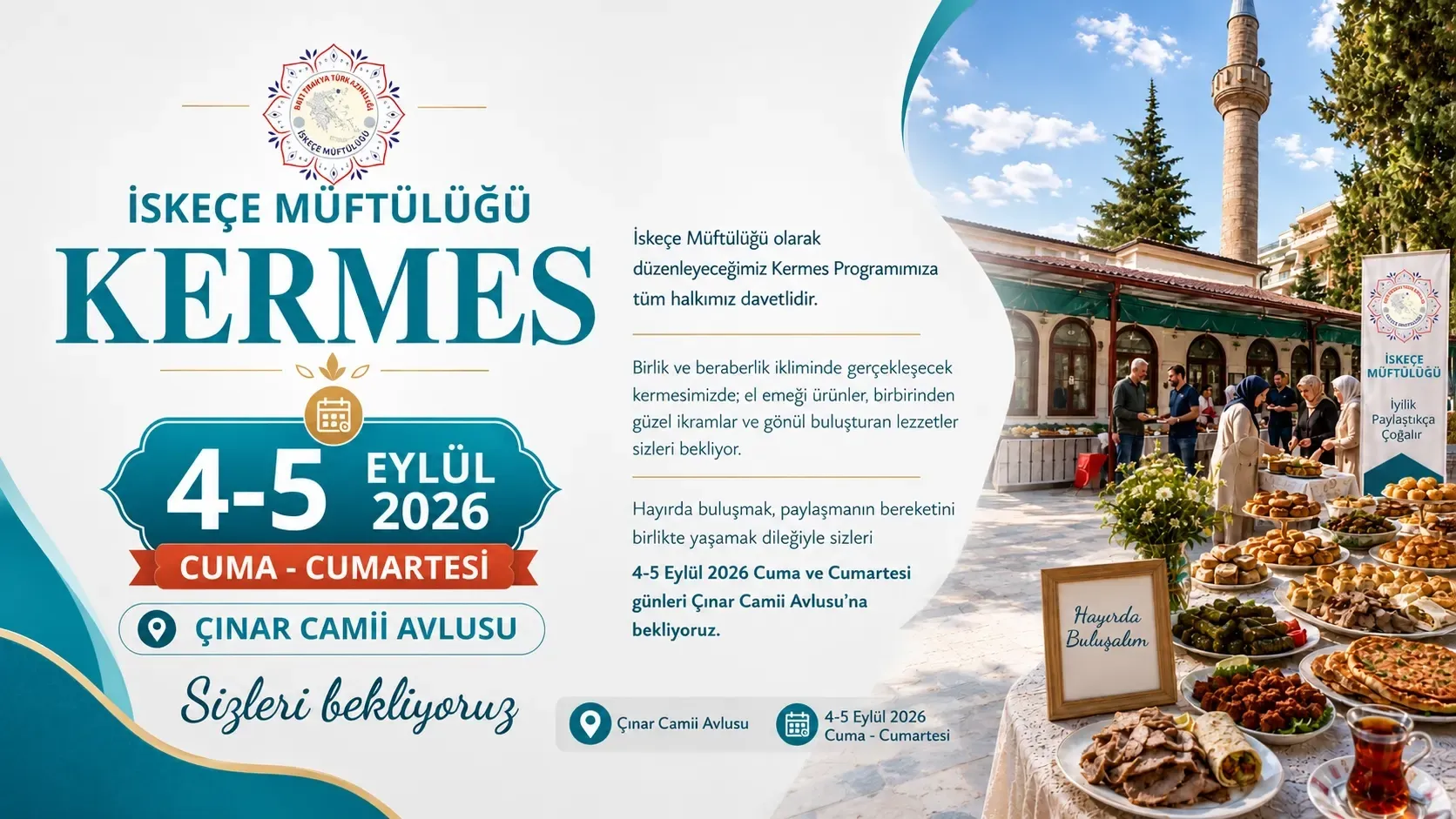 İskeçe Mufti’s Office to hold community solidarity bazaar
